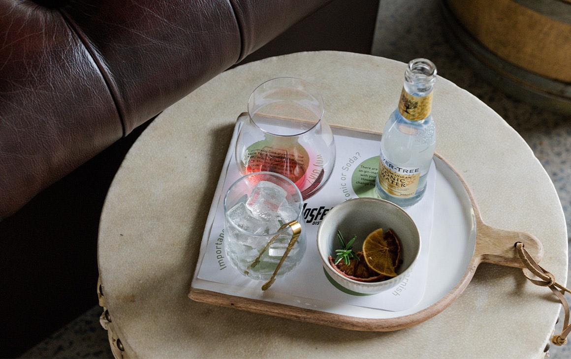 a deconstructed g&t board